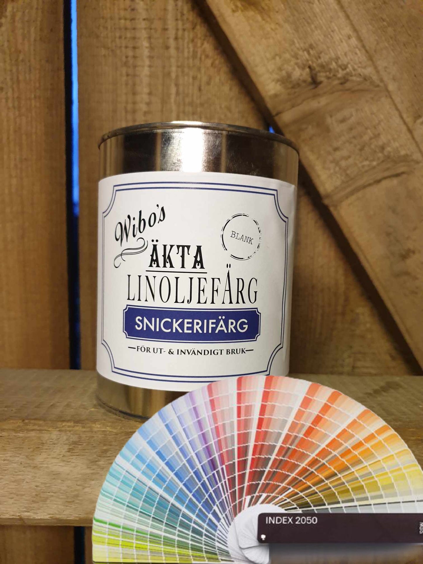 Snickerifärg blank valfri kulör