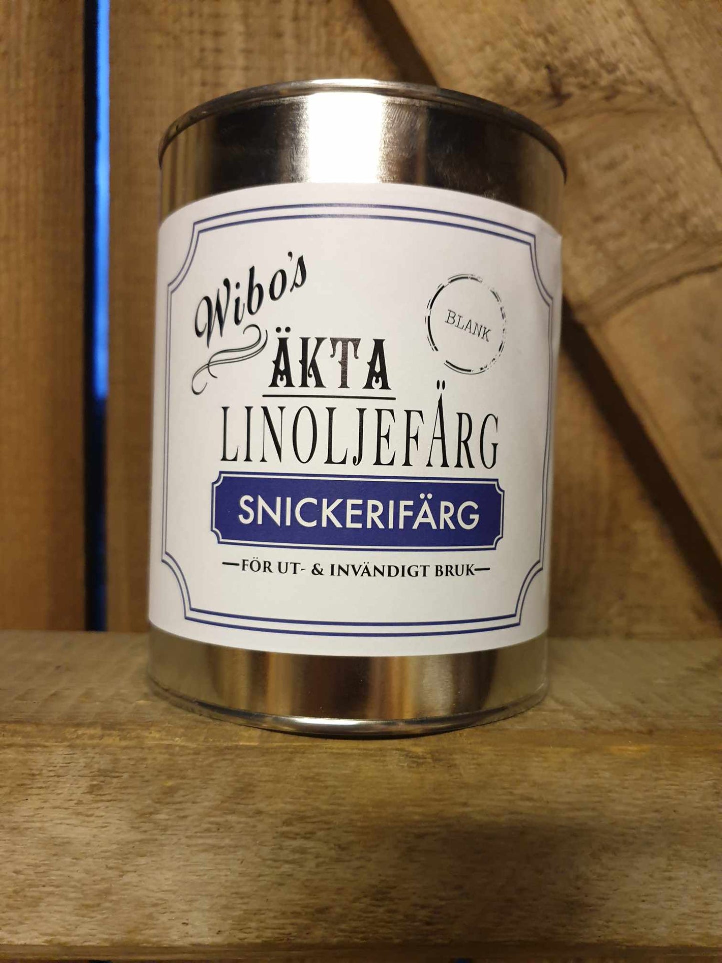 Snickerifärg blank VIT