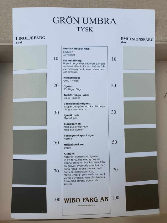 Grön umbra